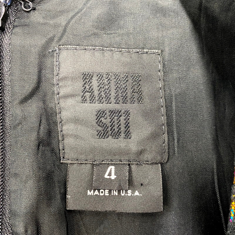 【中古品】【レディース】 54-01-4975 USA製 ALL-OVER PATTERN ONEPIECE オールオーバーパターン ワンピース トップス オールインワン 170-250630-ma-21-izu サイズ：4 カラー：マルチ 万代Net店