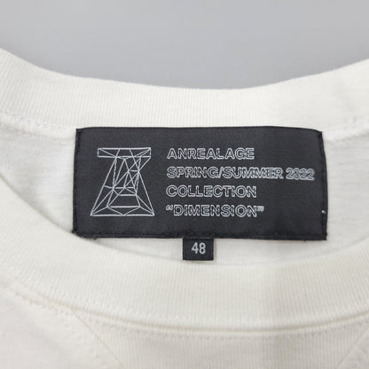 【中古品】【メンズ】 ANREALAGE アンリアレイジ PATCHWORK PRIZM SS T-SHIRT ショートスリーブ Tシャツ 半袖 トップス 140-250630-as-07-izu サイズ：48 カラー：ホワイト 万代Net店