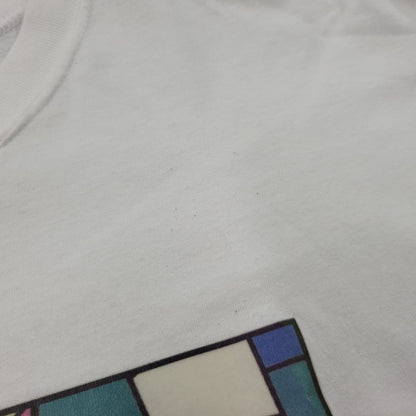 【中古品】【メンズ】 ANREALAGE アンリアレイジ PATCHWORK PRIZM SS T-SHIRT ショートスリーブ Tシャツ 半袖 トップス 140-250630-as-07-izu サイズ：48 カラー：ホワイト 万代Net店