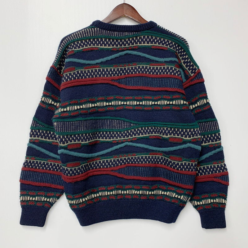 【中古品】【メンズ】 TOORALLIE トゥーラリー MULTI KNIT SWEATER マルチ ニット セーター オーストラリア製 長袖 トップス 146-250701-as-30-izu サイズ：XS カラー：マルチカラー 万代Net店
