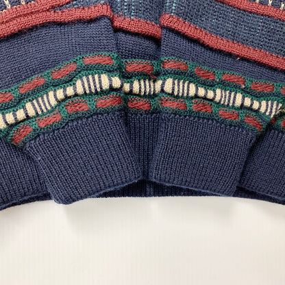 【中古品】【メンズ】 TOORALLIE トゥーラリー MULTI KNIT SWEATER マルチ ニット セーター オーストラリア製 長袖 トップス 146-250701-as-30-izu サイズ：XS カラー：マルチカラー 万代Net店