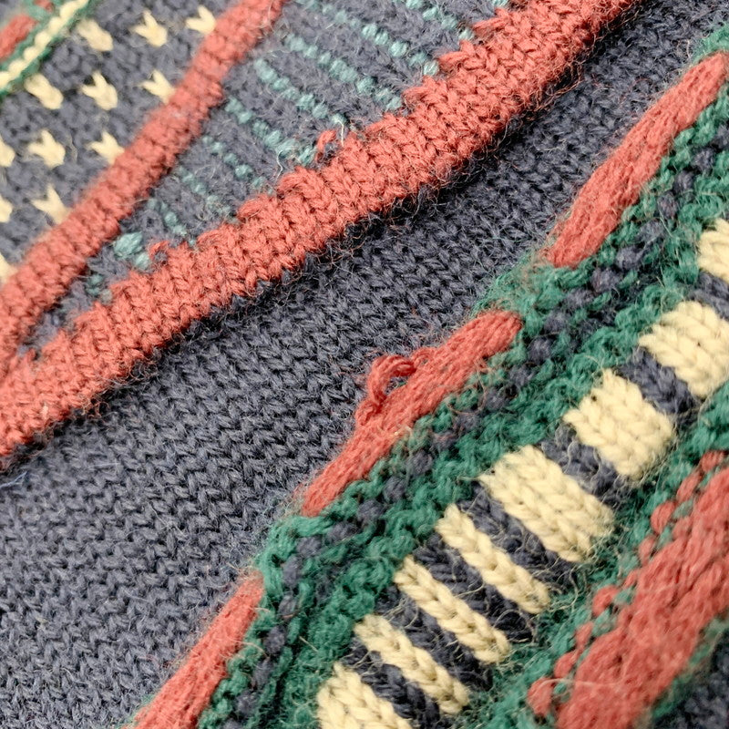【中古品】【メンズ】 TOORALLIE トゥーラリー MULTI KNIT SWEATER マルチ ニット セーター オーストラリア製 長袖 トップス 146-250701-as-30-izu サイズ：XS カラー：マルチカラー 万代Net店