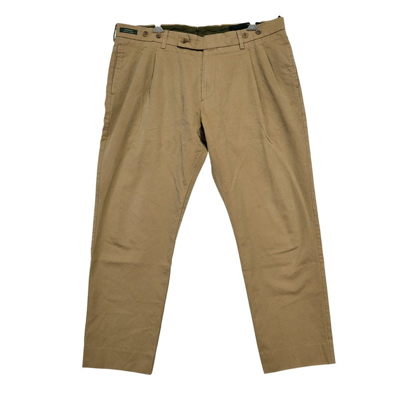 【中古品】【メンズ】 RETRO THECA 1P SLACKS PANTS OM1672 スラックスパンツ イタリア製 ボトムス 152-250702-as-16-izu サイズ：52 カラー：ベージュ 万代Net店