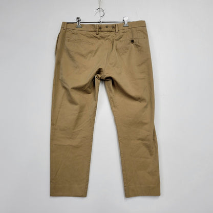 【中古品】【メンズ】 RETRO THECA 1P SLACKS PANTS OM1672 スラックスパンツ イタリア製 ボトムス 152-250702-as-16-izu サイズ：52 カラー：ベージュ 万代Net店