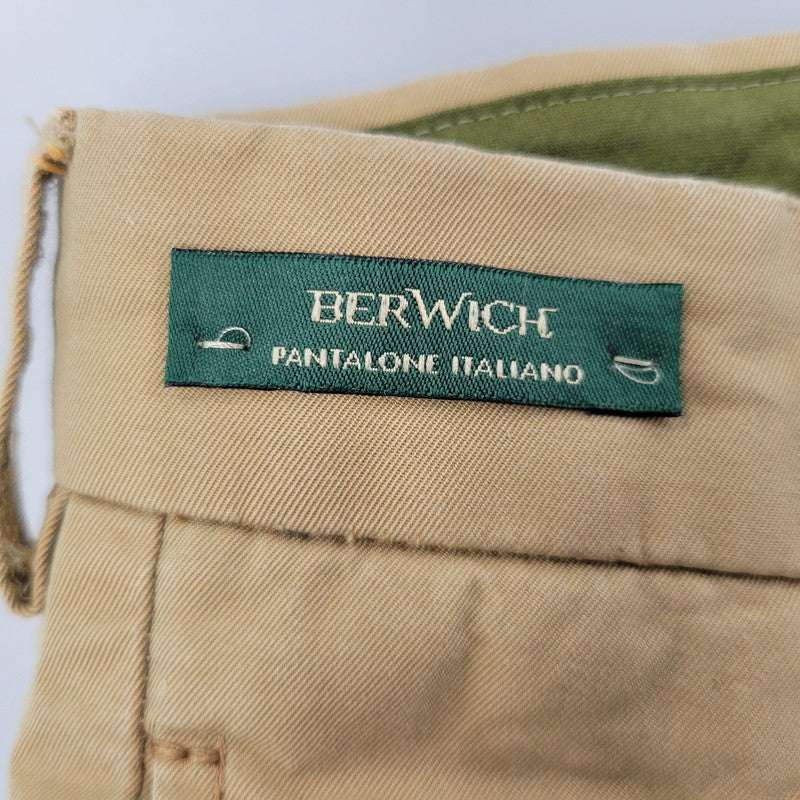 【中古品】【メンズ】 RETRO THECA 1P SLACKS PANTS OM1672 スラックスパンツ イタリア製 ボトムス 152-250702-as-16-izu サイズ：52 カラー：ベージュ 万代Net店