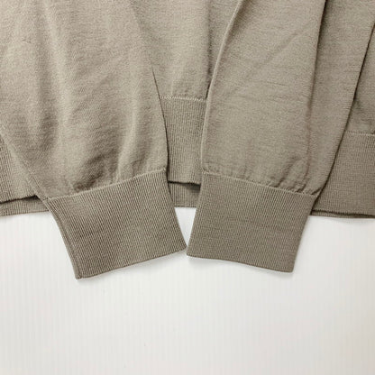 【中古品】【メンズ】 NOMIAMO ノミアモ CREWNECK WOOL SWEATER クルーネック ウール セーター 日本製 長袖 トップス 141-250701-as-29-izu サイズ：XL カラー：グレー系 万代Net店