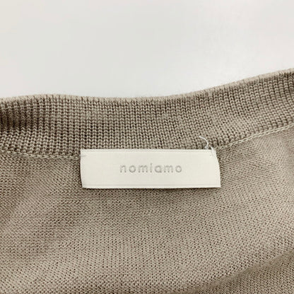 【中古品】【メンズ】 NOMIAMO ノミアモ CREWNECK WOOL SWEATER クルーネック ウール セーター 日本製 長袖 トップス 141-250701-as-29-izu サイズ：XL カラー：グレー系 万代Net店