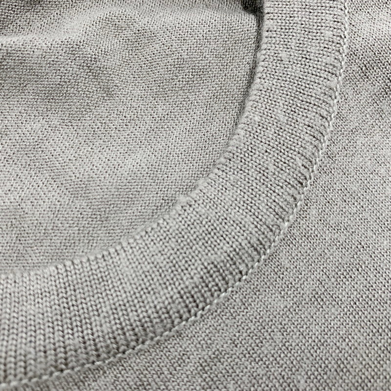 【中古品】【メンズ】 NOMIAMO ノミアモ CREWNECK WOOL SWEATER クルーネック ウール セーター 日本製 長袖 トップス 141-250701-as-29-izu サイズ：XL カラー：グレー系 万代Net店