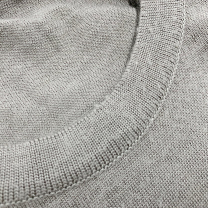 【中古品】【メンズ】 NOMIAMO ノミアモ CREWNECK WOOL SWEATER クルーネック ウール セーター 日本製 長袖 トップス 141-250701-as-29-izu サイズ：XL カラー：グレー系 万代Net店
