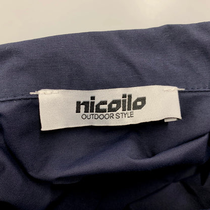 【中古品】【メンズ】 NICOILO ニコイロ SS NYLON PULLOVER SHIRT ショートスリーブ プルオーバーシャツ トップス 半袖 144-250630-ma-17-izu サイズ：XL カラー：NAVY 万代Net店