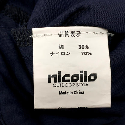 【中古品】【メンズ】 NICOILO ニコイロ SS NYLON PULLOVER SHIRT ショートスリーブ プルオーバーシャツ トップス 半袖 144-250630-ma-17-izu サイズ：XL カラー：NAVY 万代Net店