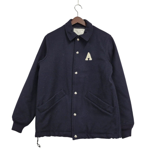 【中古品】【メンズ】 MELTON COACH JACKET MTR-2060 メルトン コーチジャケット アウター 140-250629-as-04-izu サイズ：S カラー：ネイビー 万代Net店