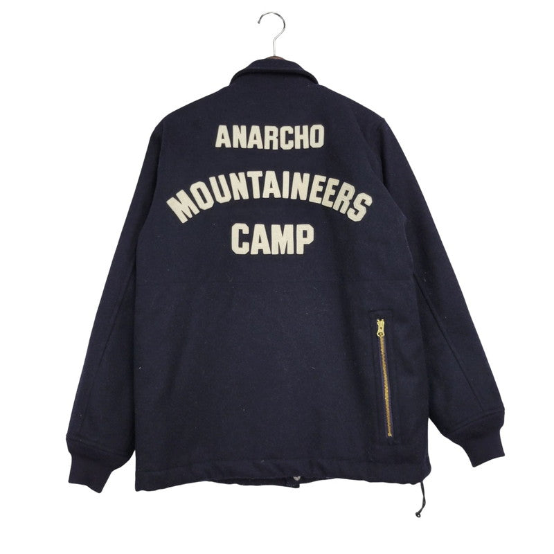 【中古品】【メンズ】 MELTON COACH JACKET MTR-2060 メルトン コーチジャケット アウター 140-250629-as-04-izu サイズ：S カラー：ネイビー 万代Net店