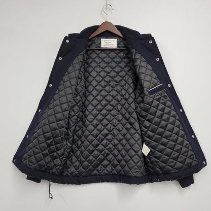 【中古品】【メンズ】 MELTON COACH JACKET MTR-2060 メルトン コーチジャケット アウター 140-250629-as-04-izu サイズ：S カラー：ネイビー 万代Net店