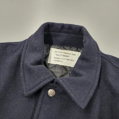 【中古品】【メンズ】 MELTON COACH JACKET MTR-2060 メルトン コーチジャケット アウター 140-250629-as-04-izu サイズ：S カラー：ネイビー 万代Net店