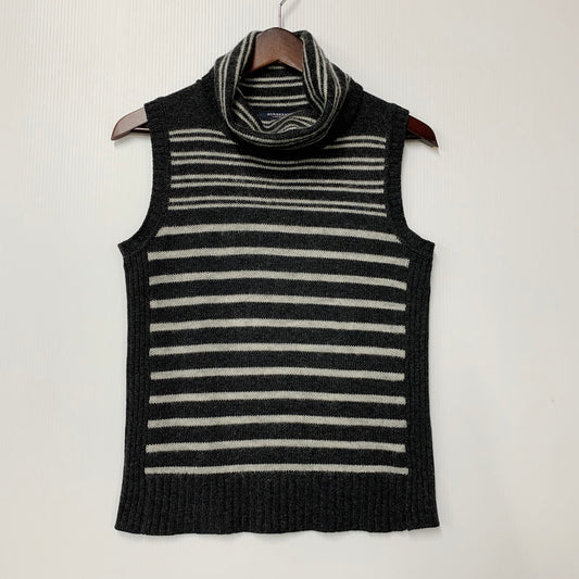 【中古品】【レディース】 BURBERRY LONDON バーバリー ロンドン CASHMERE MOHAIR KNIT VEST FB038-678-07 カシミア モヘア ニット ベスト トップス 170-250701-as-33-izu サイズ：2 カラー：ブラック系 万代Net店