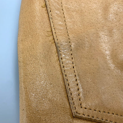 【中古品】【メンズ】 HORN WORKS ホーンワークス LEATHER PANTS レザーパンツ ズボン ボトムス 156-250630-ma-14-izu サイズ：28 カラー：CAMEL 万代Net店