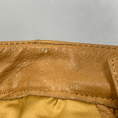 【中古品】【メンズ】 HORN WORKS ホーンワークス LEATHER PANTS レザーパンツ ズボン ボトムス 156-250630-ma-14-izu サイズ：28 カラー：CAMEL 万代Net店