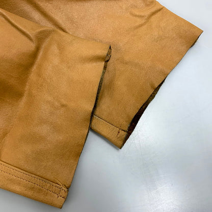 【中古品】【メンズ】 HORN WORKS ホーンワークス LEATHER PANTS レザーパンツ ズボン ボトムス 156-250630-ma-14-izu サイズ：28 カラー：CAMEL 万代Net店