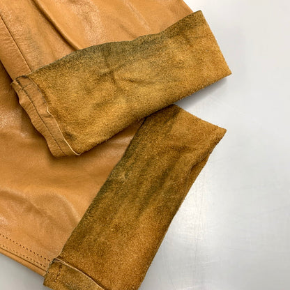 【中古品】【メンズ】 HORN WORKS ホーンワークス LEATHER PANTS レザーパンツ ズボン ボトムス 156-250630-ma-14-izu サイズ：28 カラー：CAMEL 万代Net店