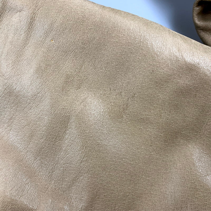 【中古品】【メンズ】 HORN WORKS ホーンワークス LEATHER PANTS レザーパンツ ズボン ボトムス 156-250630-ma-15-izu サイズ：28 カラー：BEIGE 万代Net店