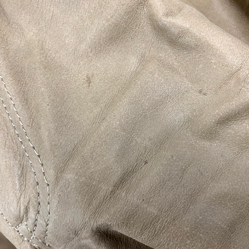 【中古品】【メンズ】 HORN WORKS ホーンワークス LEATHER PANTS レザーパンツ ズボン ボトムス 156-250630-ma-15-izu サイズ：28 カラー：BEIGE 万代Net店