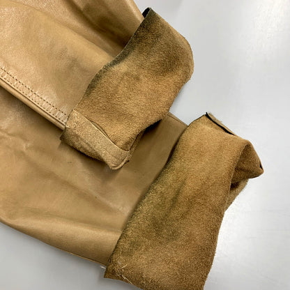 【中古品】【メンズ】 HORN WORKS ホーンワークス LEATHER PANTS レザーパンツ ズボン ボトムス 156-250630-ma-15-izu サイズ：28 カラー：BEIGE 万代Net店