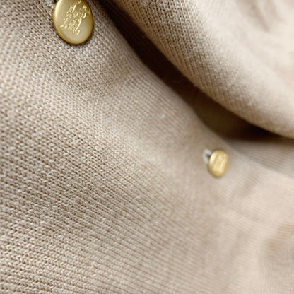 【中古品】【レディース】 Burberrys バーバリーズ GOLD BUTTON KNIT CARDIGAN FBA72-690 ゴールドボタン ニットカーディガン 長袖 170-250701-as-37-izu サイズ：M カラー：ベージュ 万代Net店