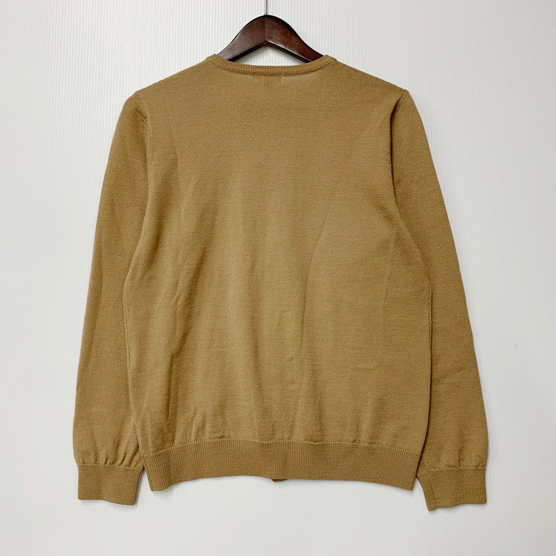 【中古品】【レディース】 Burberrys バーバリーズ GOLD BUTTON KNIT CARDIGAN FBA72-690 ゴールドボタン ニットカーディガン 長袖 170-250701-as-37-izu サイズ：M カラー：ベージュ 万代Net店
