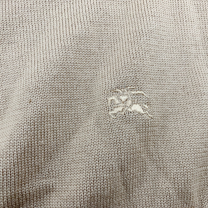 【中古品】【レディース】 Burberrys バーバリーズ GOLD BUTTON KNIT CARDIGAN FBA72-690 ゴールドボタン ニットカーディガン 長袖 170-250701-as-37-izu サイズ：M カラー：ベージュ 万代Net店