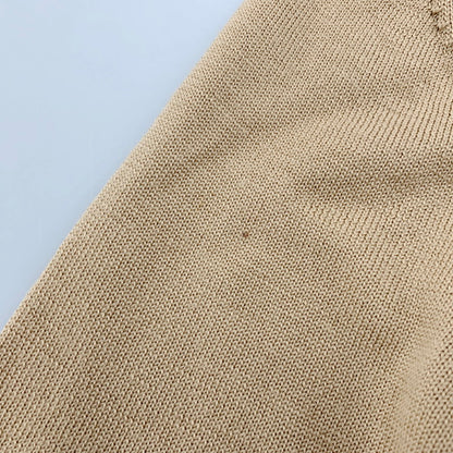 【中古品】【レディース】 Burberrys バーバリーズ GOLD BUTTON KNIT CARDIGAN FBA72-690 ゴールドボタン ニットカーディガン 長袖 170-250701-as-37-izu サイズ：M カラー：ベージュ 万代Net店