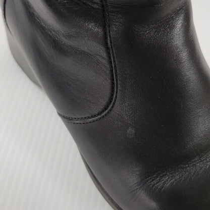 【中古品】【レディース】 LEATHER LONG BOOTS 0525 レザー ロングブーツ シューズ 靴 167-250701-as-03-izu サイズ：UK4.5 カラー：ブラック 万代Net店