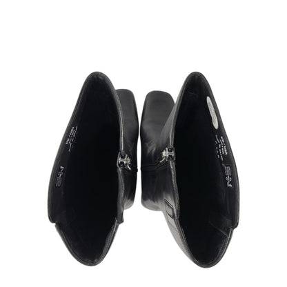 【中古品】【レディース】 LEATHER LONG BOOTS 0525 レザー ロングブーツ シューズ 靴 167-250701-as-03-izu サイズ：UK4.5 カラー：ブラック 万代Net店