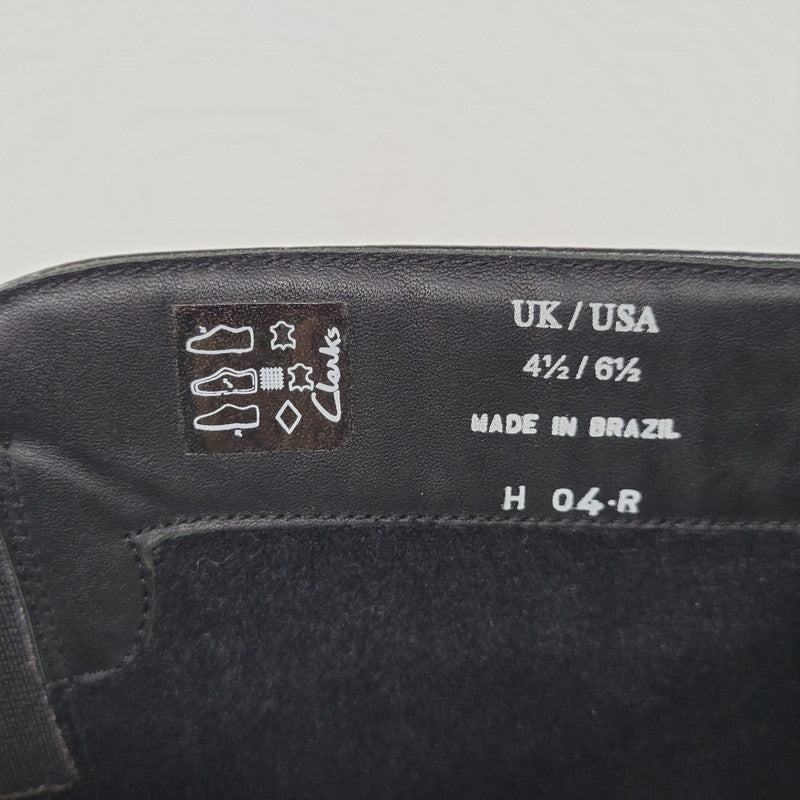 【中古品】【レディース】 LEATHER LONG BOOTS 0525 レザー ロングブーツ シューズ 靴 167-250701-as-03-izu サイズ：UK4.5 カラー：ブラック 万代Net店