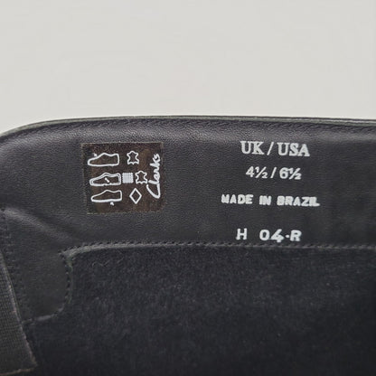 【中古品】【レディース】 LEATHER LONG BOOTS 0525 レザー ロングブーツ シューズ 靴 167-250701-as-03-izu サイズ：UK4.5 カラー：ブラック 万代Net店