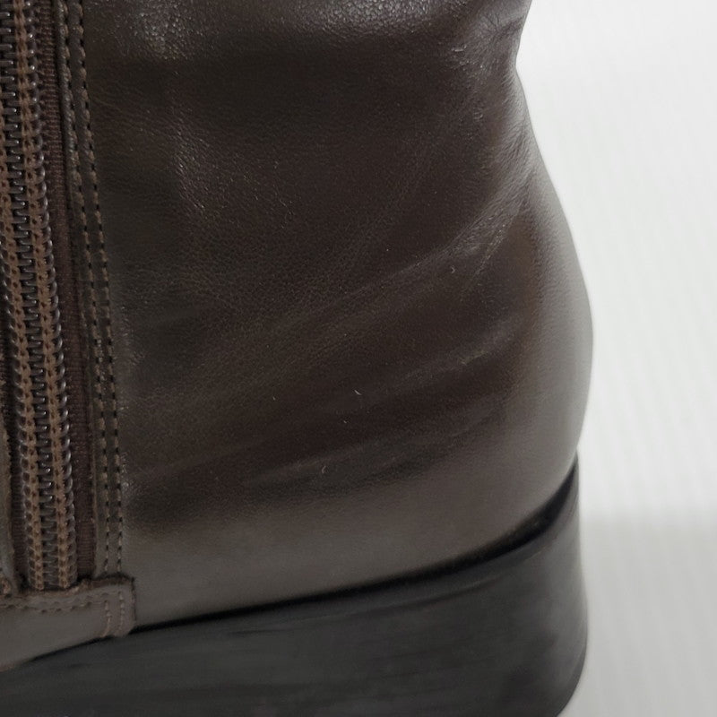 【中古品】【レディース】 LEATHER LONG BOOTS 0525 レザー ロングブーツ シューズ 靴 167-250701-as-04-izu サイズ：UK4.5 カラー：ブラウン 万代Net店