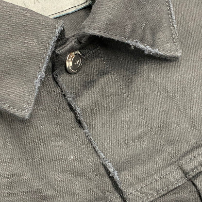 【中古品】【メンズ】 1piu1uguale3 RELAX ウノピゥウノウグァーレトレ リラックス BLACK DENIM JACKET USO-23082 ブラックデニムジャケット アウター 140-250701-as-40-izu サイズ：XL カラー：ブラック 万代Net店