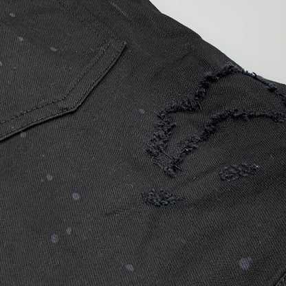 【中古品】【メンズ】 1piu1uguale3 RELAX ウノピゥウノウグァーレトレ リラックス BLACK DENIM JACKET USO-23082 ブラックデニムジャケット アウター 140-250701-as-40-izu サイズ：XL カラー：ブラック 万代Net店