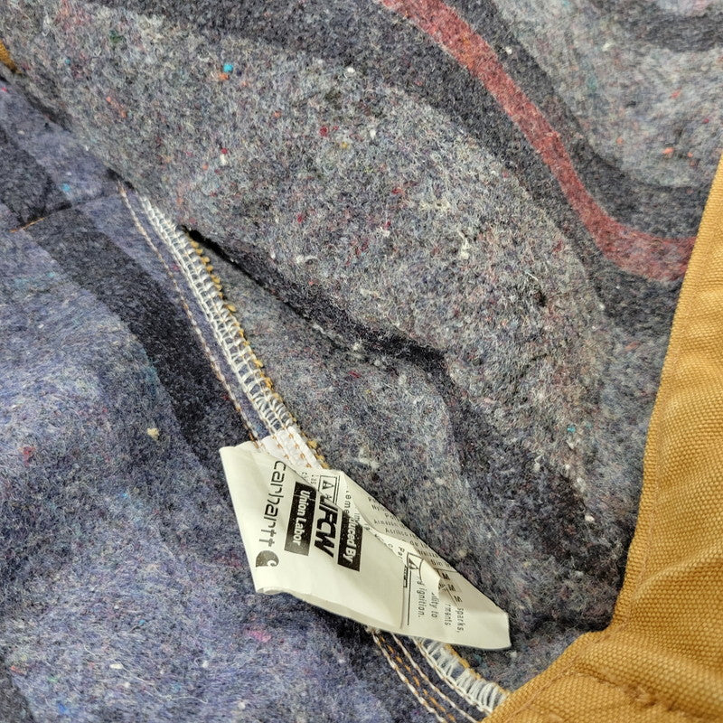 【中古品】【メンズ】 Carhartt カーハート HELMETS TO HARDHATS DETROIT DUCK CHORE JACKET J001-BRN デトロイト ダック チョア ジャケット USA製 アウター 146-250629-as-06-izu サイズ：M カラー：ブラウン 万代Net店