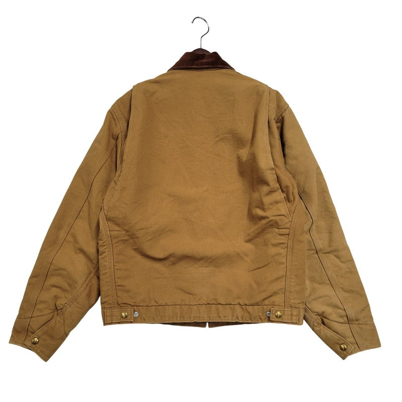 【中古品】【メンズ】 Carhartt カーハート HELMETS TO HARDHATS DETROIT DUCK CHORE JACKET J001-BRN デトロイト ダック チョア ジャケット USA製 アウター 146-250629-as-06-izu サイズ：M カラー：ブラウン 万代Net店