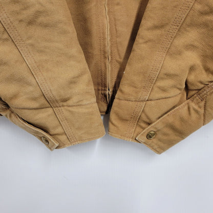 【中古品】【メンズ】 Carhartt カーハート HELMETS TO HARDHATS DETROIT DUCK CHORE JACKET J001-BRN デトロイト ダック チョア ジャケット USA製 アウター 146-250629-as-06-izu サイズ：M カラー：ブラウン 万代Net店