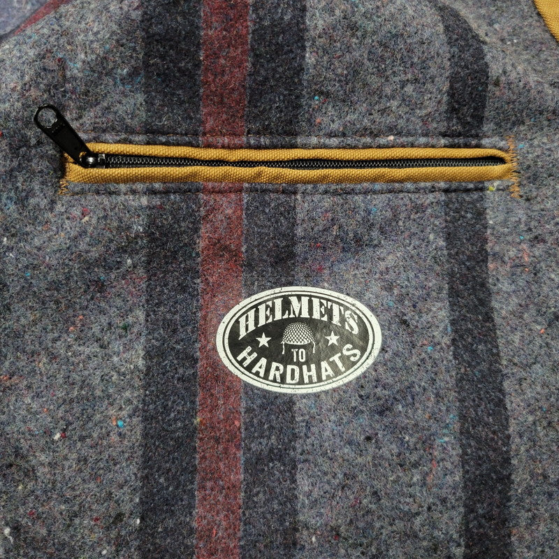 【中古品】【メンズ】 Carhartt カーハート HELMETS TO HARDHATS DETROIT DUCK CHORE JACKET J001-BRN デトロイト ダック チョア ジャケット USA製 アウター 146-250629-as-06-izu サイズ：M カラー：ブラウン 万代Net店