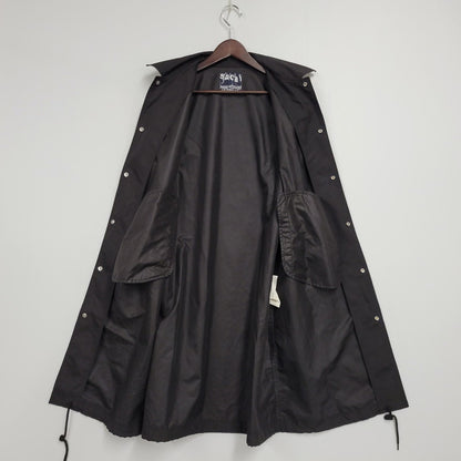 【中古品】【メンズ】 × UNDER COVER アンダーカバー LONG COACH JACKET 17-03780/UCT9206 ロング コーチ ジャケット ロゴ プリント アウター 140-250704-ay-03-izu カラー：ブラック 万代Net店