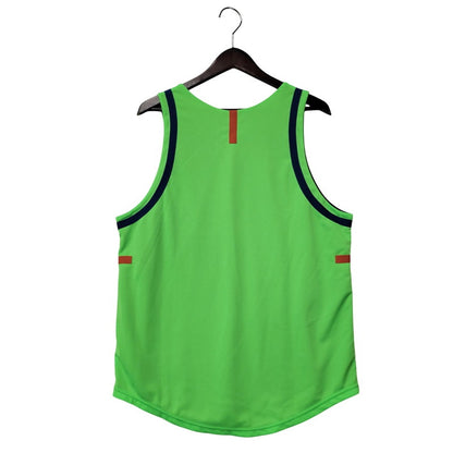 【中古品】【メンズ】 BALLAHOLIC ボーラホリック LOGO TANK TOP ロゴタンクトップ トップス 142-250702-as-24-izu サイズ：M カラー：ライトグリーン×ブラック 万代Net店