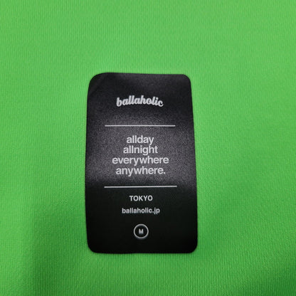 【中古品】【メンズ】 BALLAHOLIC ボーラホリック LOGO TANK TOP ロゴタンクトップ トップス 142-250702-as-24-izu サイズ：M カラー：ライトグリーン×ブラック 万代Net店