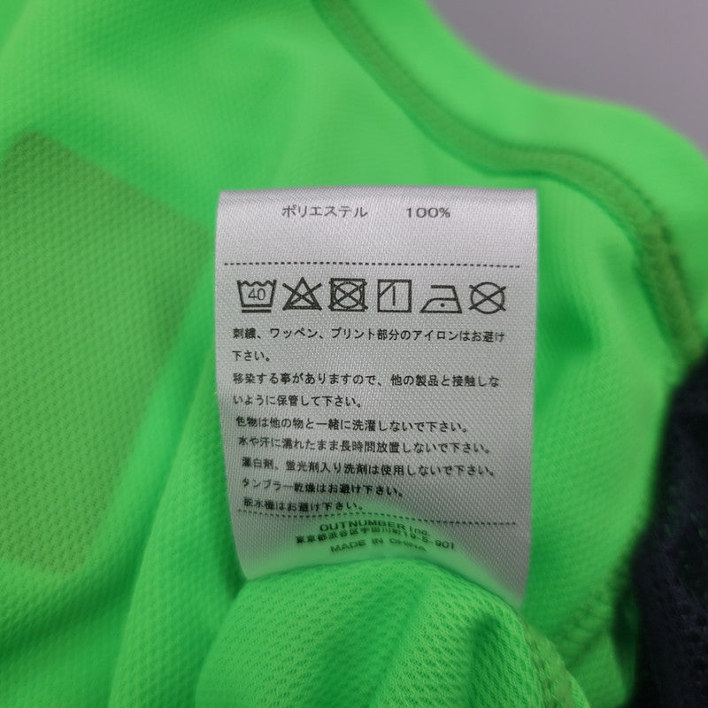【中古品】【メンズ】 BALLAHOLIC ボーラホリック LOGO TANK TOP ロゴタンクトップ トップス 142-250702-as-24-izu サイズ：M カラー：ライトグリーン×ブラック 万代Net店