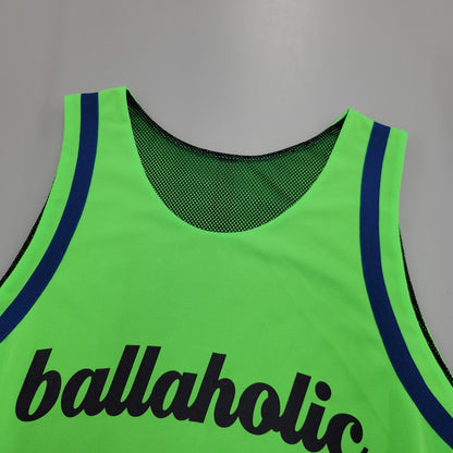 【中古品】【メンズ】 BALLAHOLIC ボーラホリック LOGO TANK TOP ロゴタンクトップ トップス 142-250702-as-24-izu サイズ：M カラー：ライトグリーン×ブラック 万代Net店
