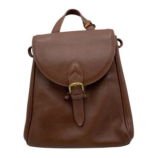 【中古品】【レディース】 旧ロゴ COW LEATEHR MINI BACKPACK カバン バッグパック リュック 188-250704-rk-05-izu カラー：ブラウン 万代Net店