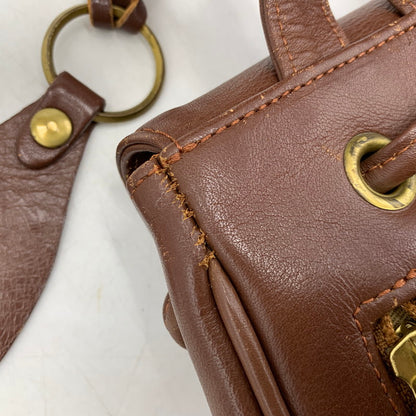 【中古品】【レディース】 旧ロゴ COW LEATEHR MINI BACKPACK カバン バッグパック リュック 188-250704-rk-05-izu カラー：ブラウン 万代Net店