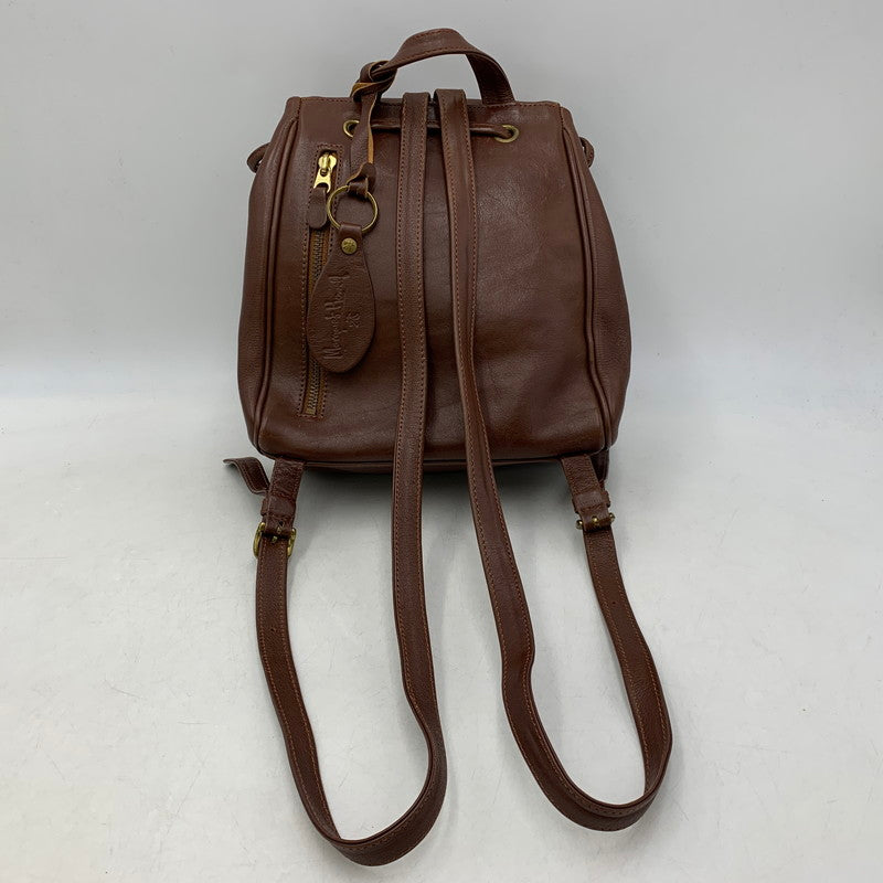 【中古品】【レディース】 旧ロゴ COW LEATEHR MINI BACKPACK カバン バッグパック リュック 188-250704-rk-05-izu カラー：ブラウン 万代Net店